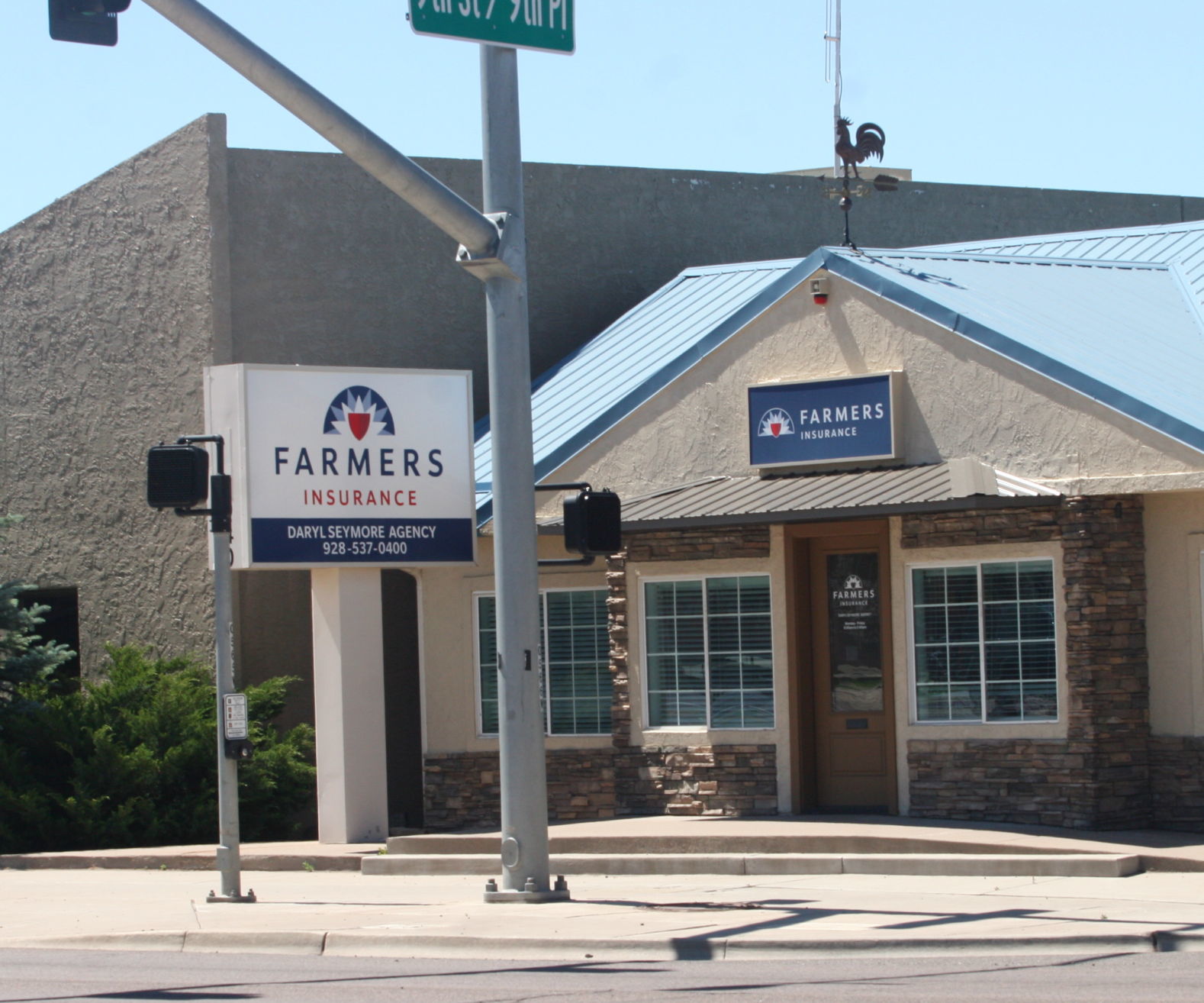 Farmer's Insurance office on 9th St./Deuce of Clubs